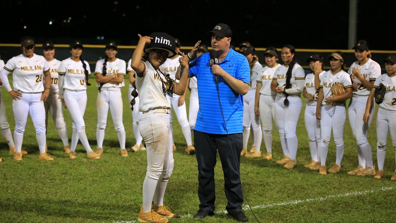Bautista powers Mililani softball past Campbell in 5 innings