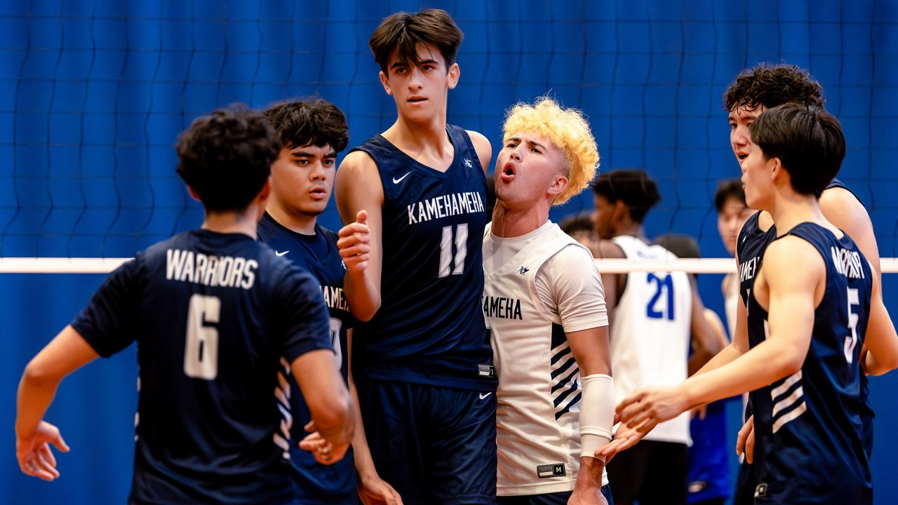 The Kamehameha boys volleyball team will get another shot at ending Punahou's state championship streak on Saturday night.