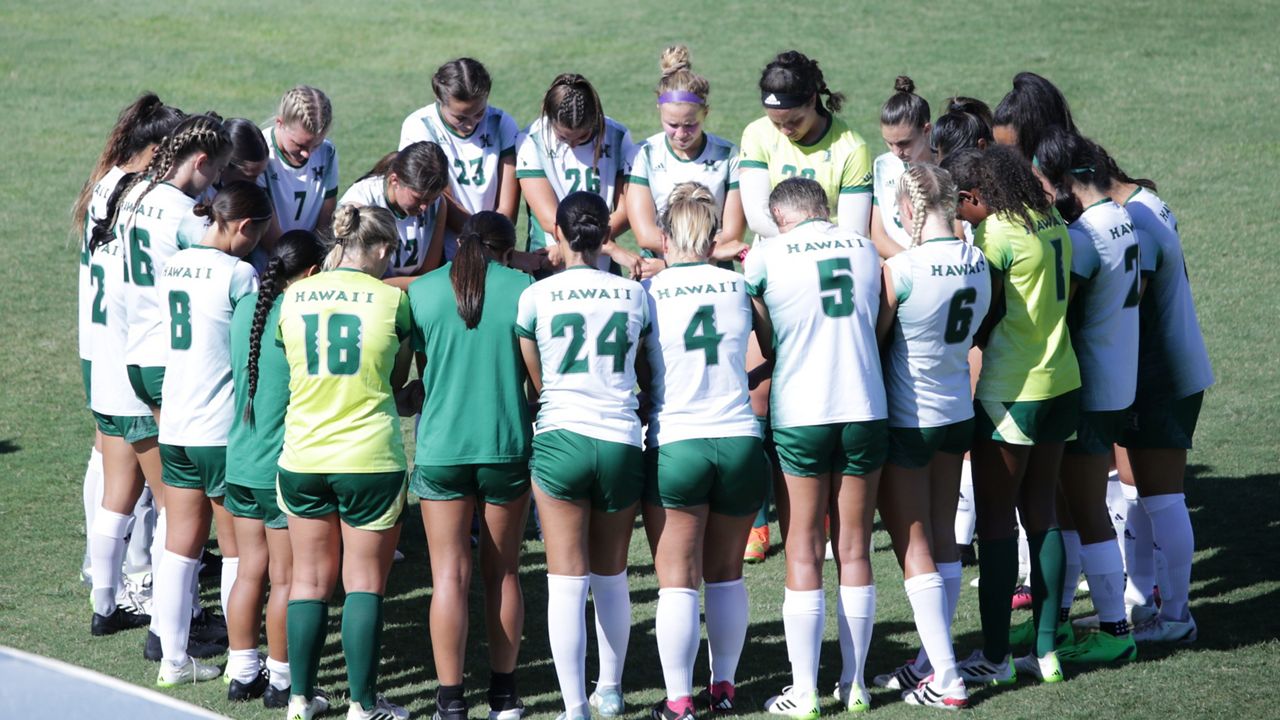 The Hawaii soccer team was shut out for the first time in the 2023 season on Sunday at UC Riverside.