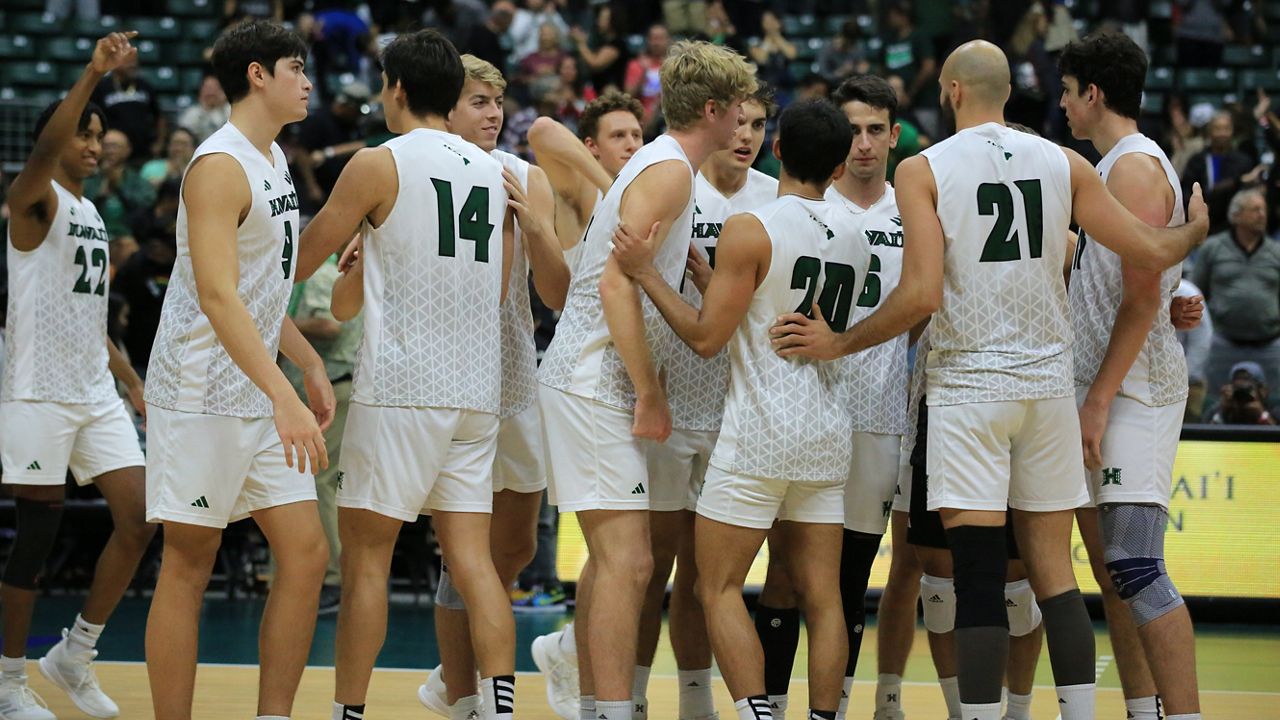 Hawaii men's volleyball team routs Lewis to open Outrigger Invitational