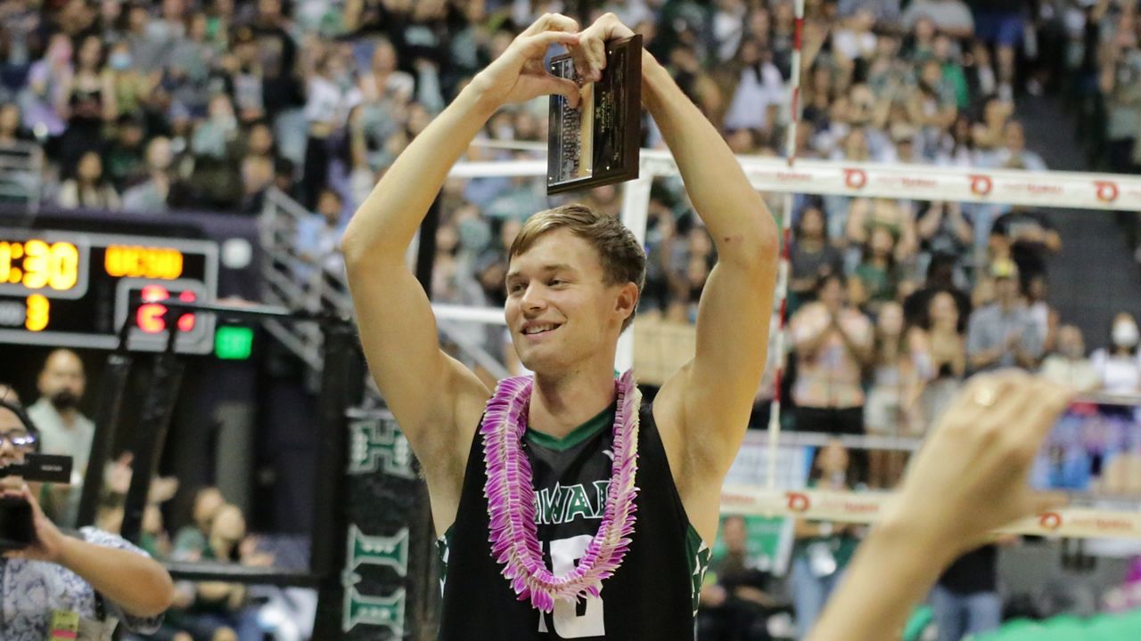 Jakob Thelle joined Rado Parapunov as Hawaii players to have won consecutive Big West Player of the Year honors.