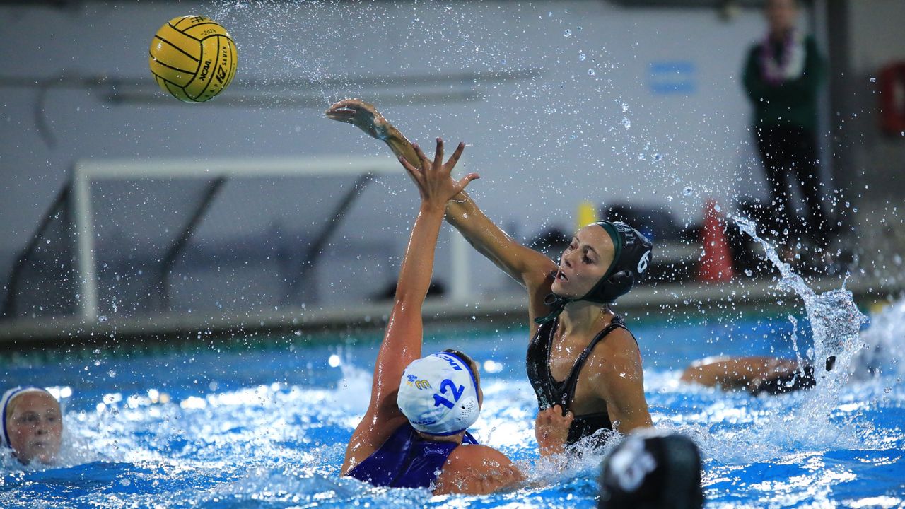 Hawaii water polo team beats UCSB for senior night win