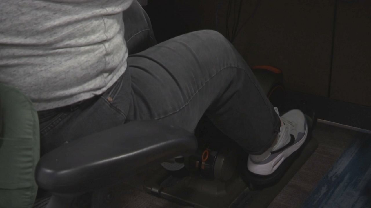 Workers utilizing health and wellness equipment during work hours