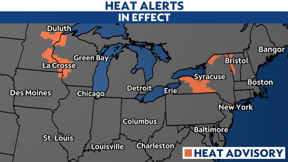Record-breaking heat takes hold for parts of the U.S.