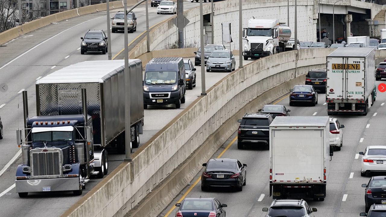 Nebraska is leading a lawsuit to block new, more stringent EPA regulations on heavy-duty vehicle emissions. (Associated Press/Matt Rourke, file)