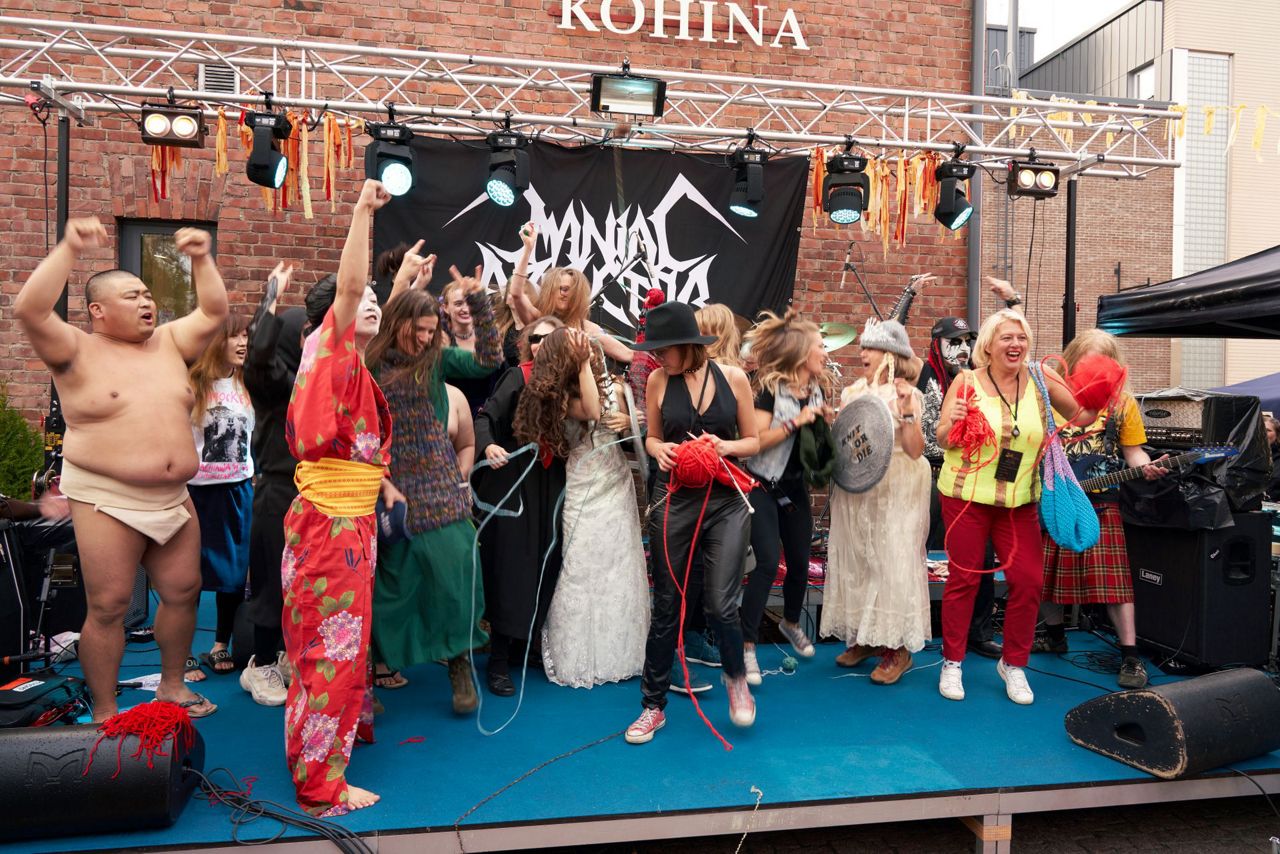 Purl jam Finland hosts heavy metal knitting championship