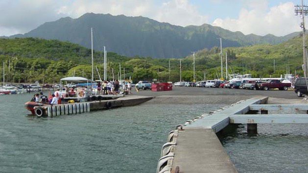 Heeia Kea Small Boat Harbor. (Department of Land and Natural Resources)