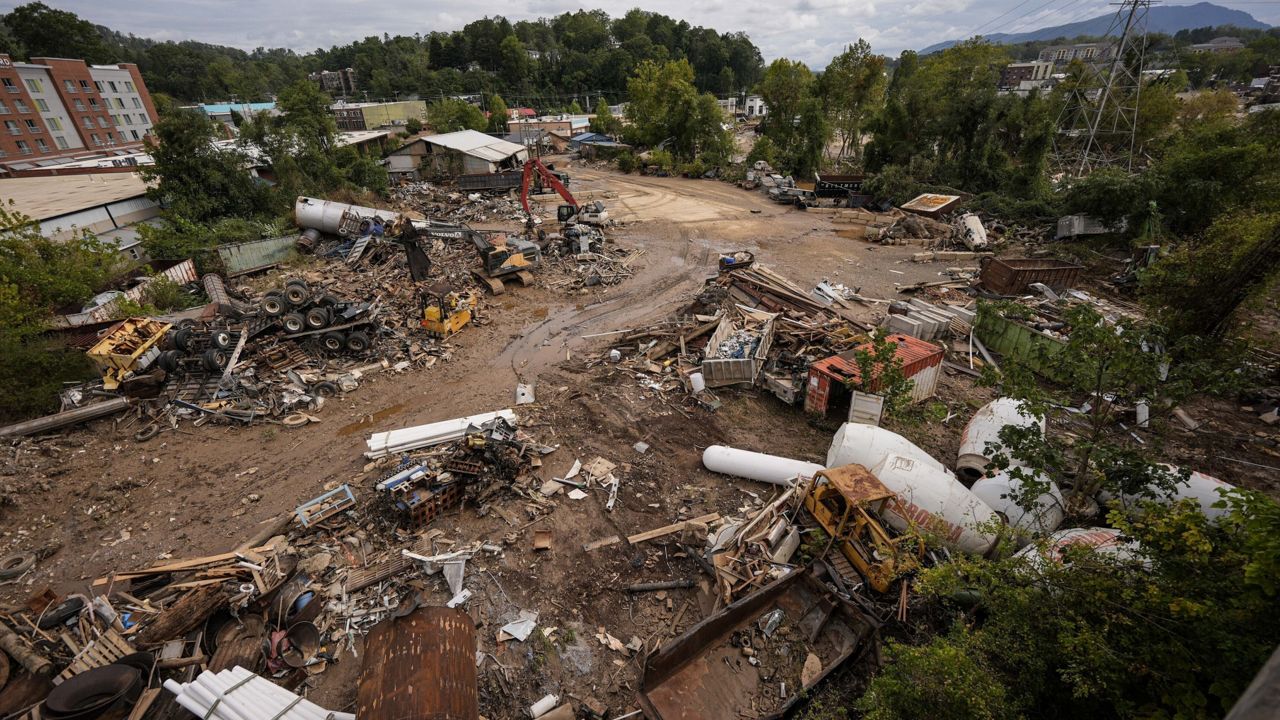 Hurricane Helene damage