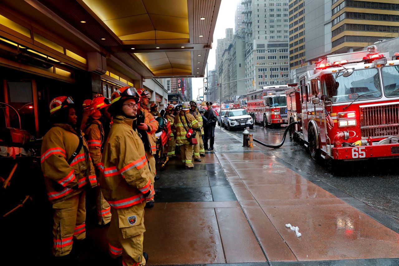 Fire department Helicopter crash reported in Manhattan
