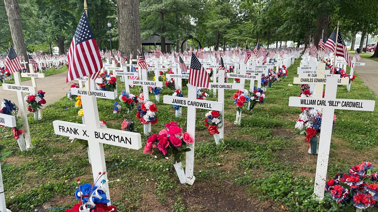 Memorial Day display in Henderson turns park into tribute to veterans