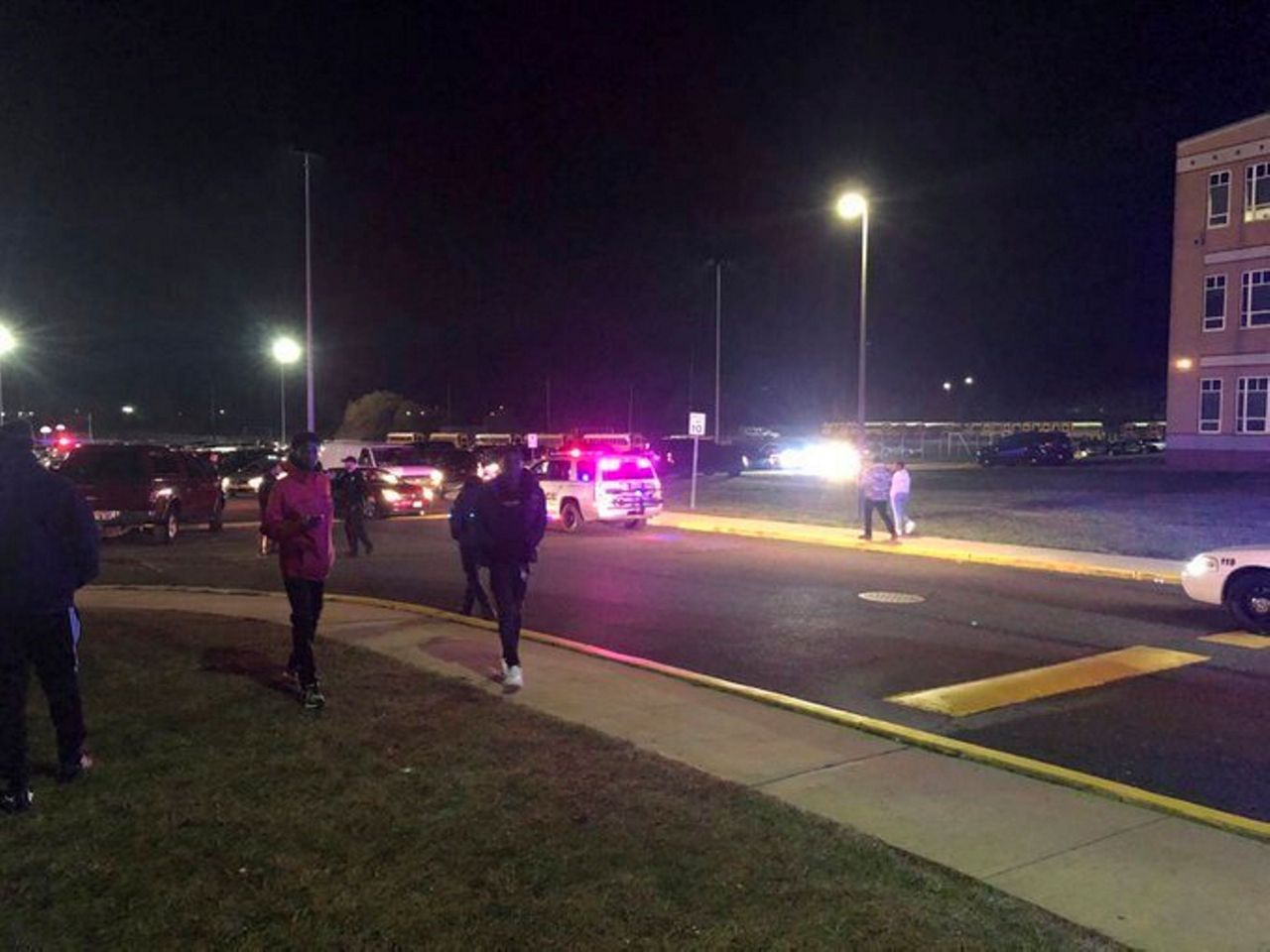 Man, juvenile shot at New Jersey high school football game