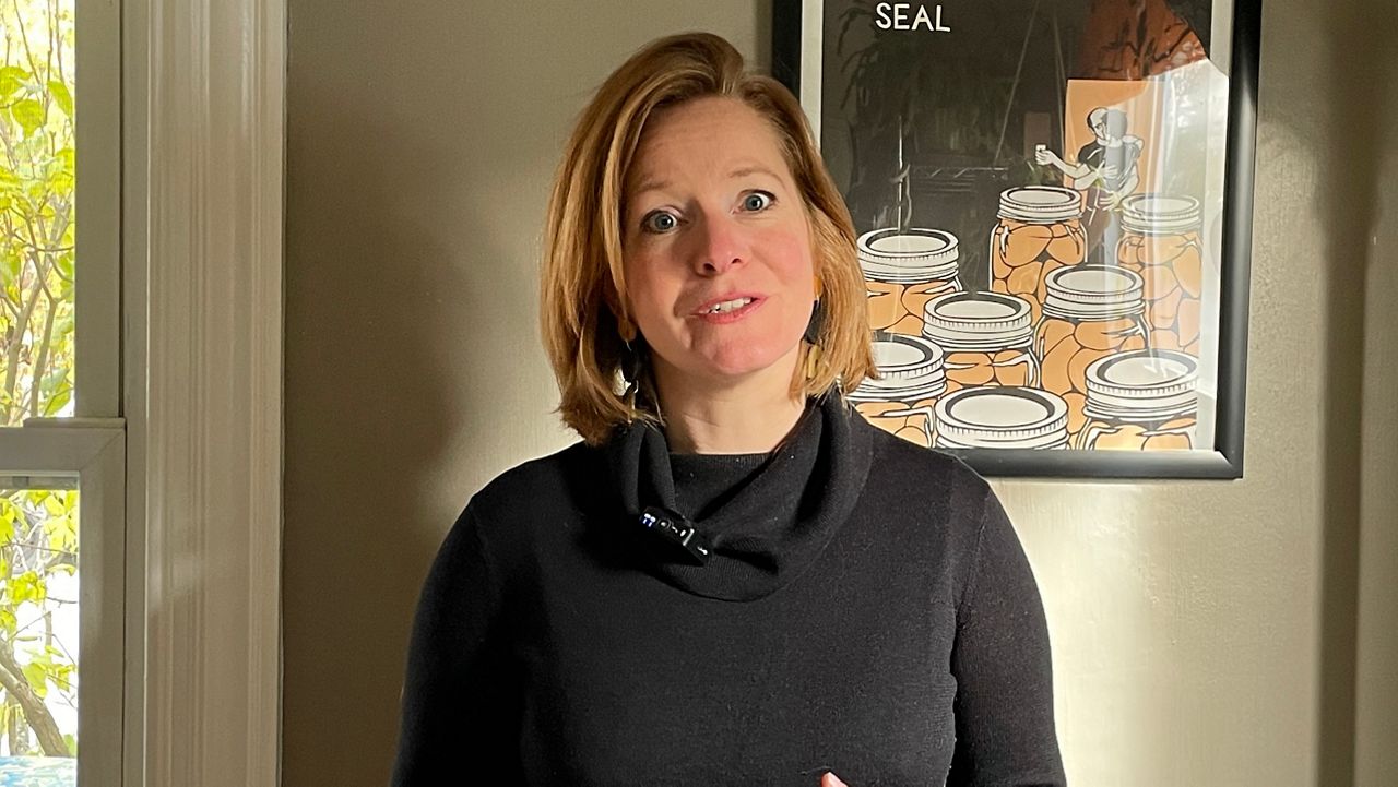Destie Hohman Sprague, executive director of the Maine Women’s Lobby, says the ballot measure will harm transgender students’ ability to participate normally in school. (Spectrum News file photo)