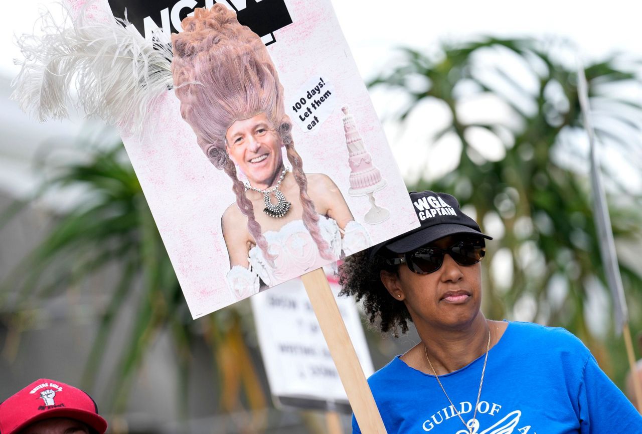 Hollywood strike matches the 100day mark of the last writers' strike