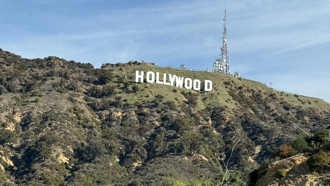 Hollywood sign. (Spectrum News/Rae Williams)
