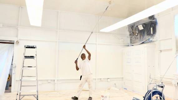 Classroom interiors have been painted with mold-resistant paint to better withstand humid conditions. (Photo courtesy of Department of Education)