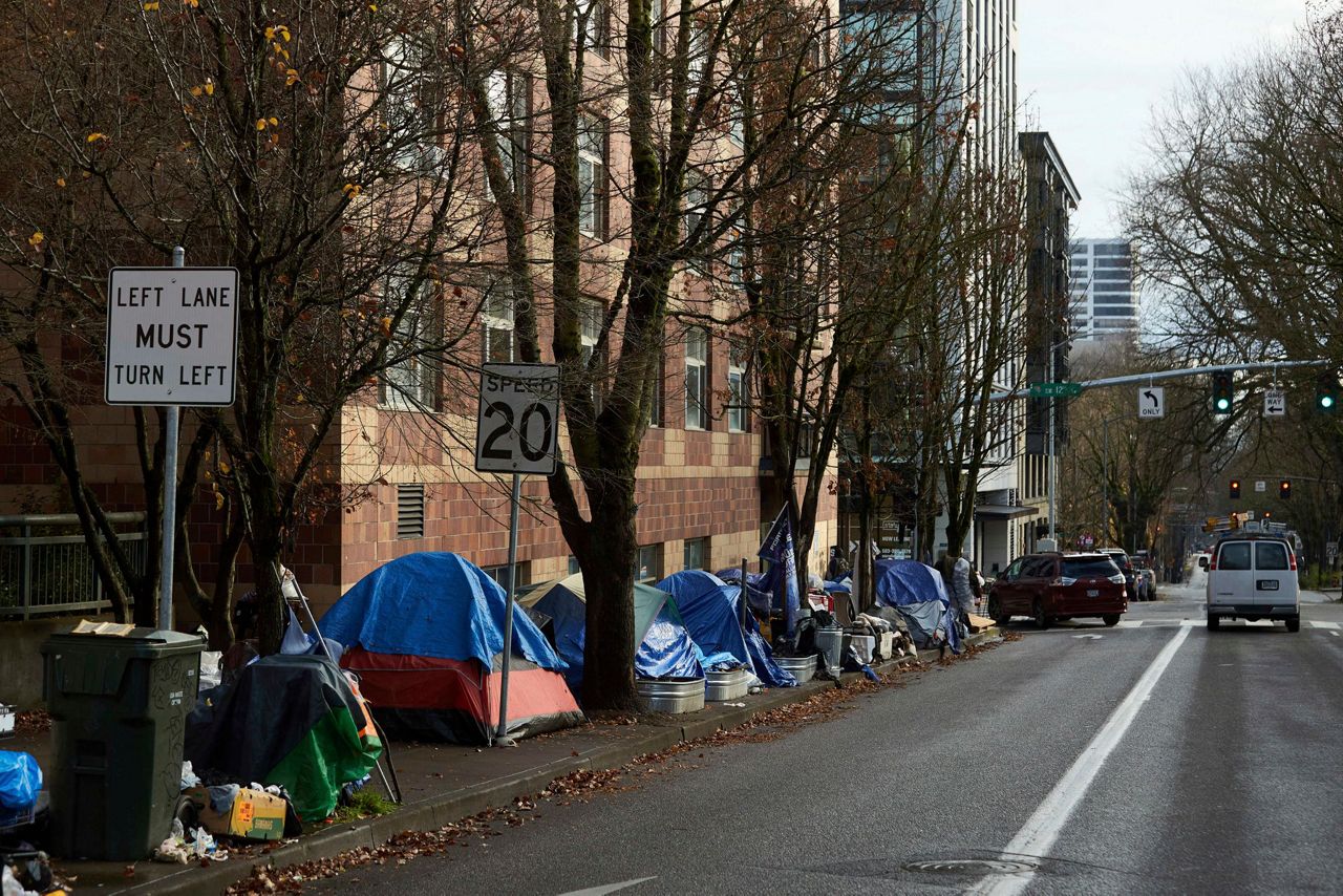 Oregon Mayor To Ban Homeless Camps On Portland Streets   Homeless Camping Ban Portland 92052