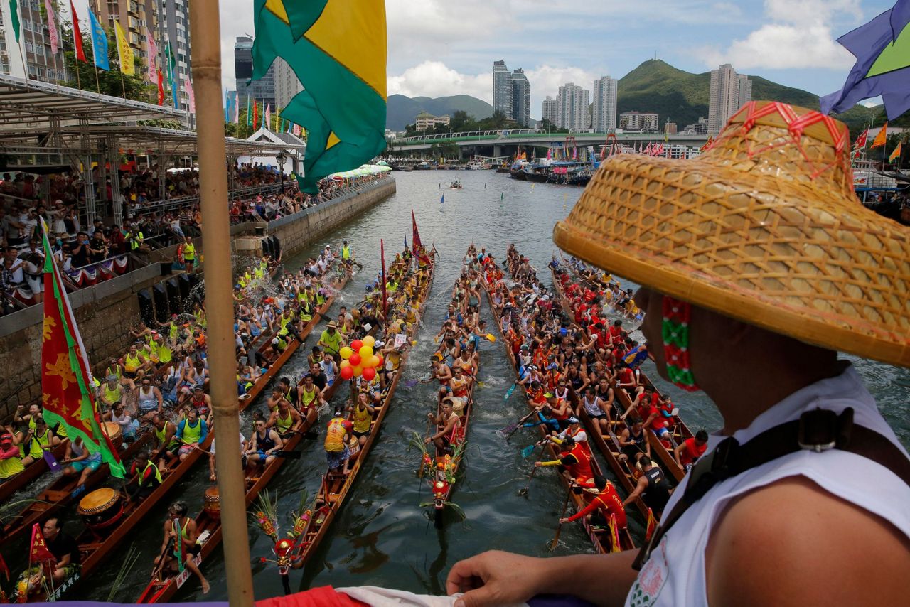 Chinese take to the seas in annual dragon boat races