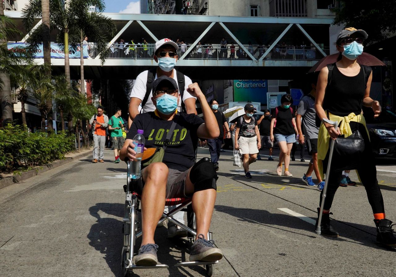 Hong Kong suspends trains, appeals to public after rioting