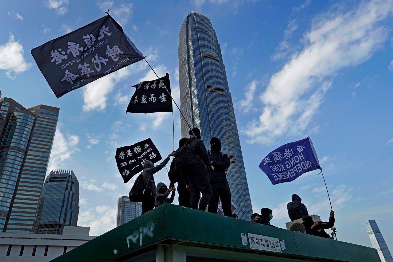 Hong Kong rally seeks international support for movement