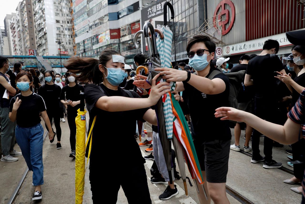 Hong Kong protesters, police ready for another likely clash