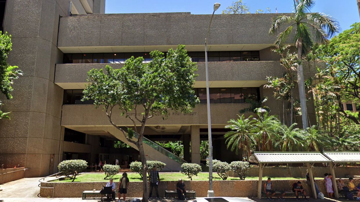 Kauikeaolui Hale (aka Honolulu District Court) was evacuated for a short time Thursday, after a mass email was sent to courthouses around the country stating that explosives had been placed in court facilities. (Google Street View) 