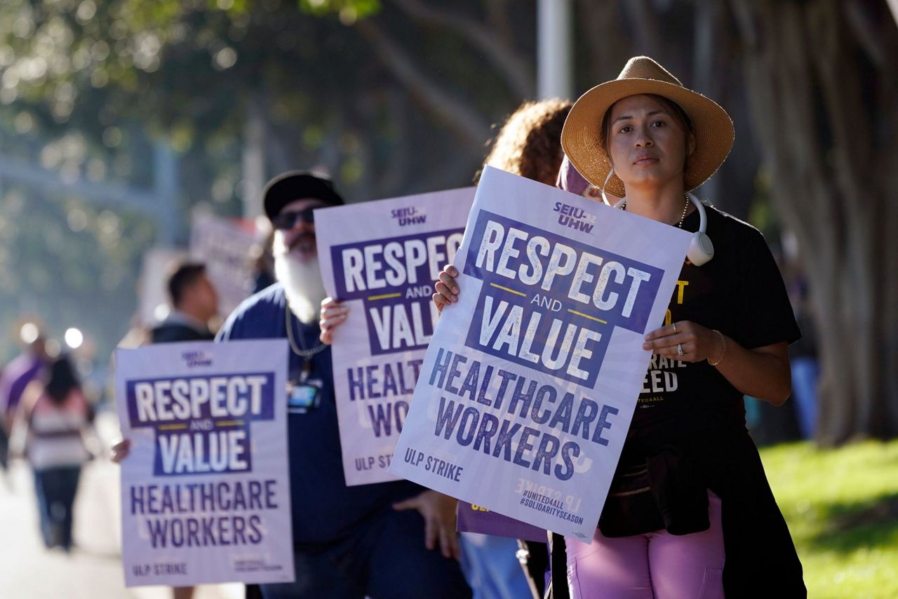 Thousands of US health care workers go on strike in multiple states ...