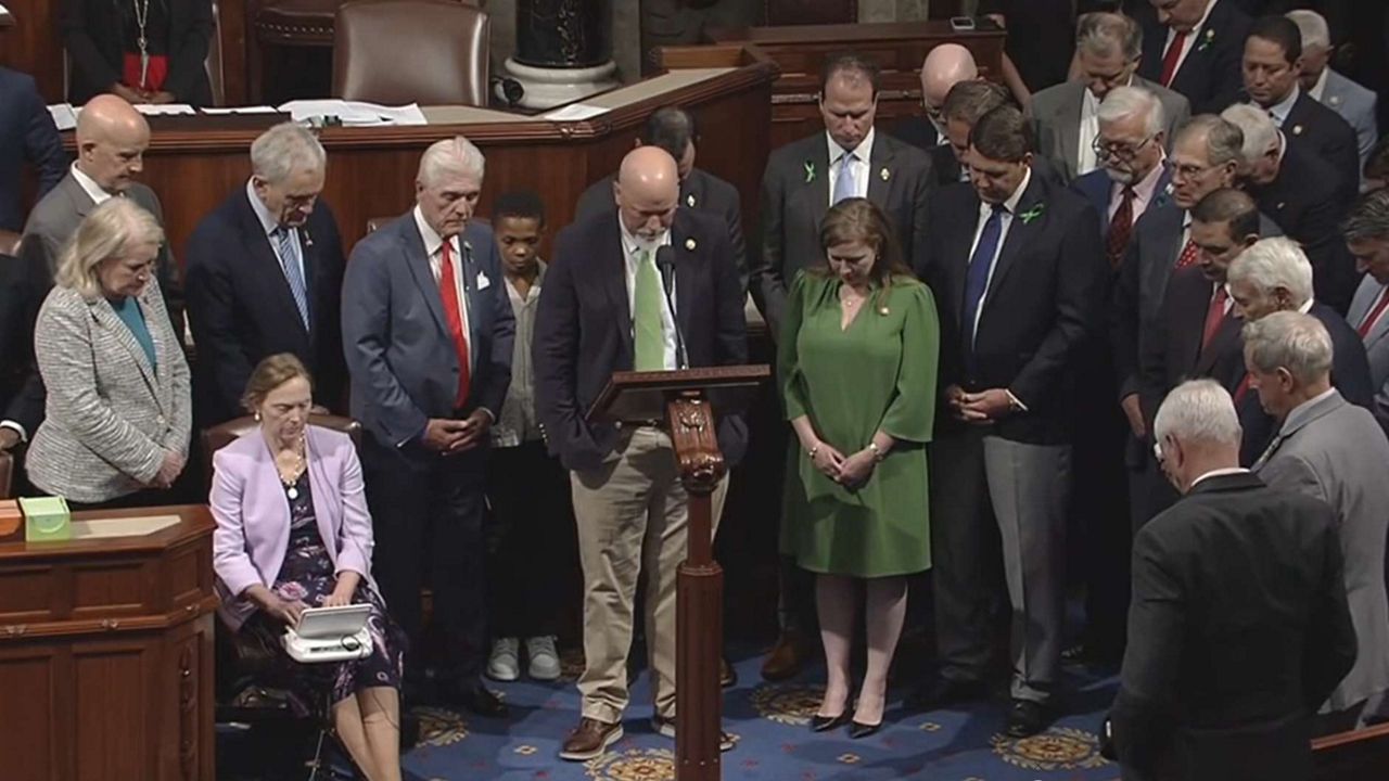 U.S. Rep. Chip Roy, R-Austin, leads a moment of silence for the victims of the deadly floods in Central Texas on Tuesday, July 15, 2025. (U.S. House of Representatives)