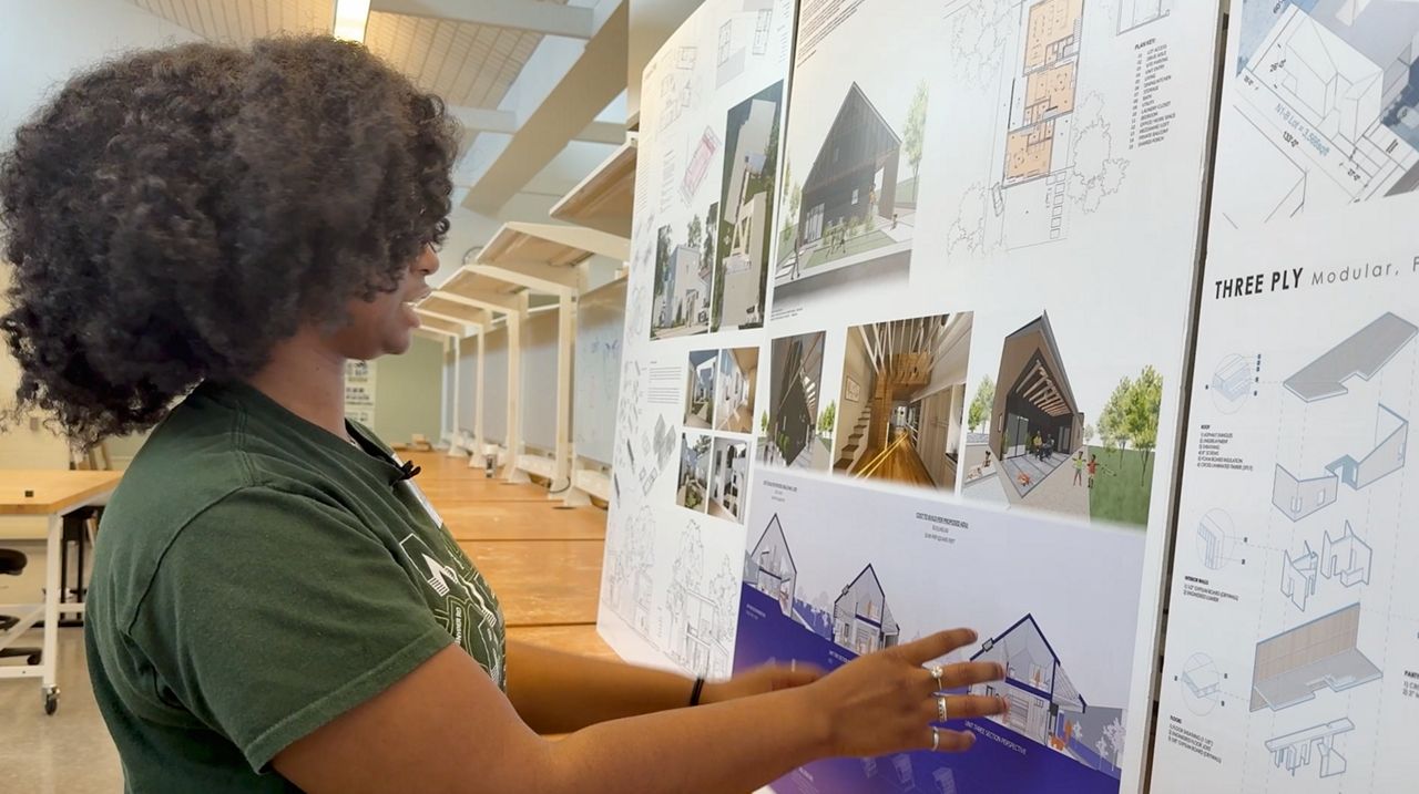 UNC Charlotte students help design affordable homes in national competition