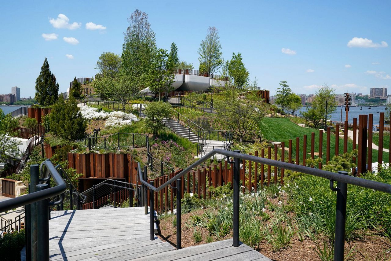 Whimsical NYC waterfront park funded by Barry Diller opens