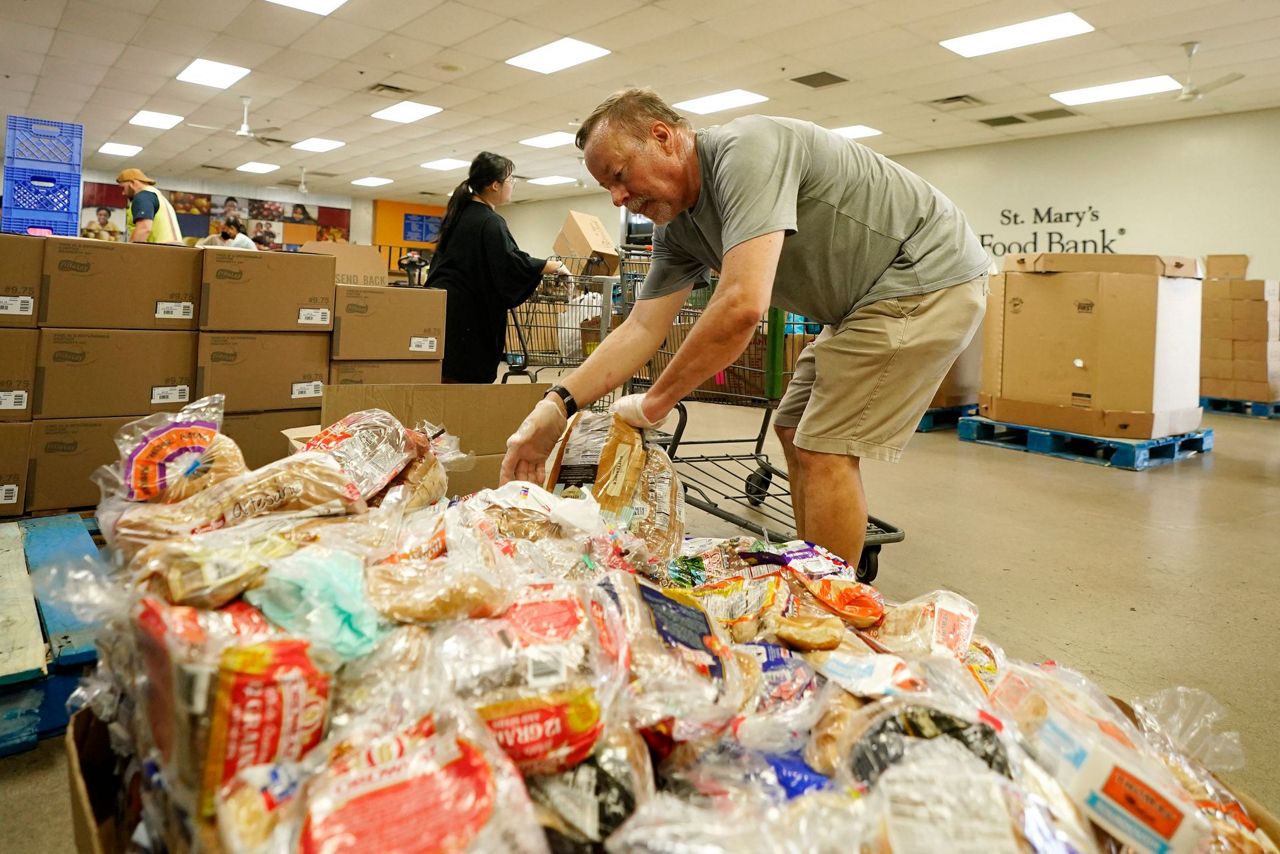 Long lines are back at US food banks as inflation hits high