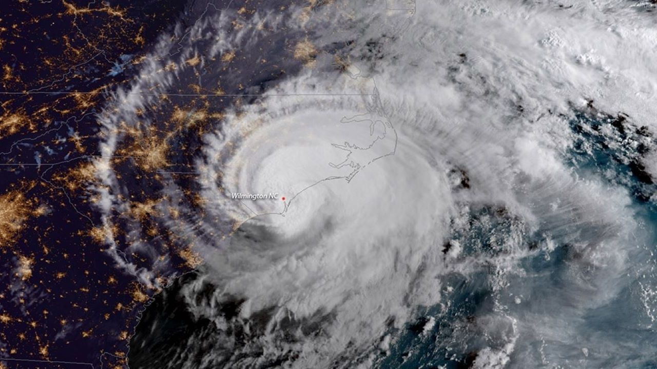 NOAA satellite image of Hurricane Florence