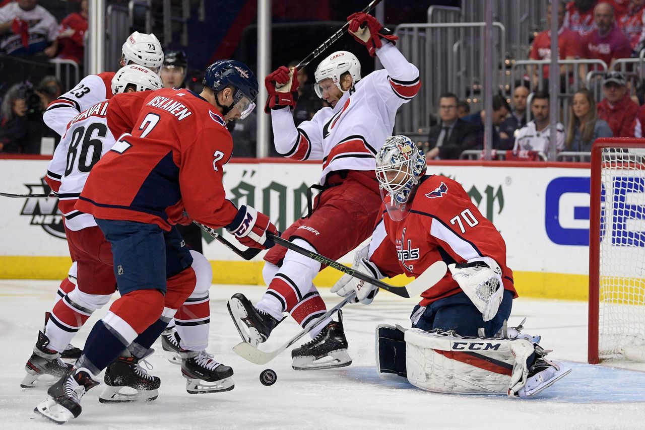 Hurricanes Stun Defending Champion Capitals In 2OT In Game 7