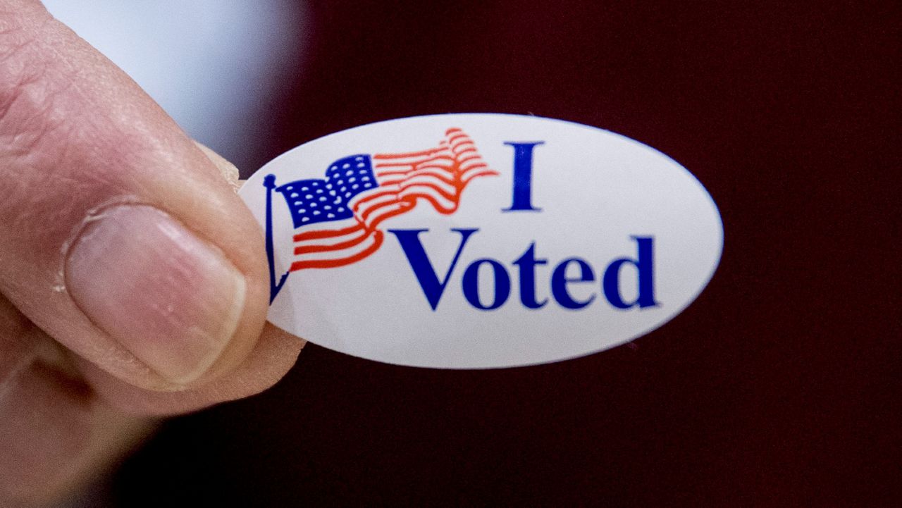 An "I Voted" sticker appears in this file image. (AP Photo)