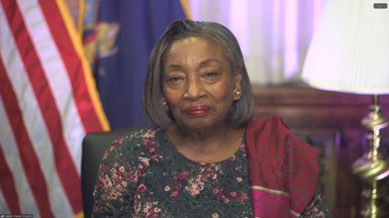 State Senate Majority Leader Andrea Stewart-Cousins joined 