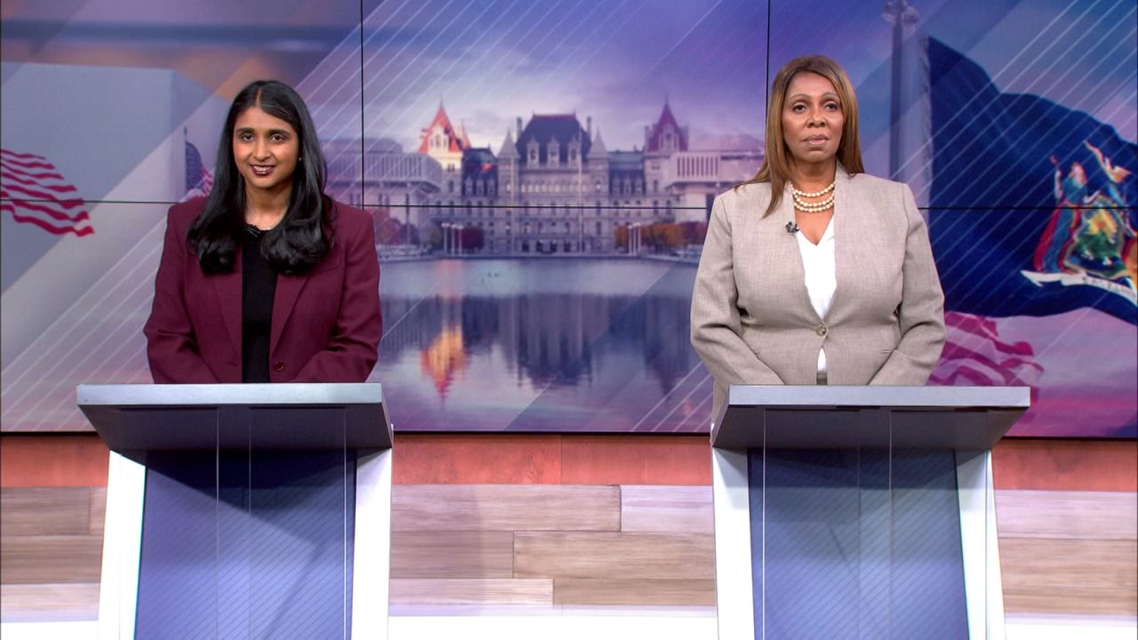 Letitia James and Saritha Komatireddy clash in New York AG debate