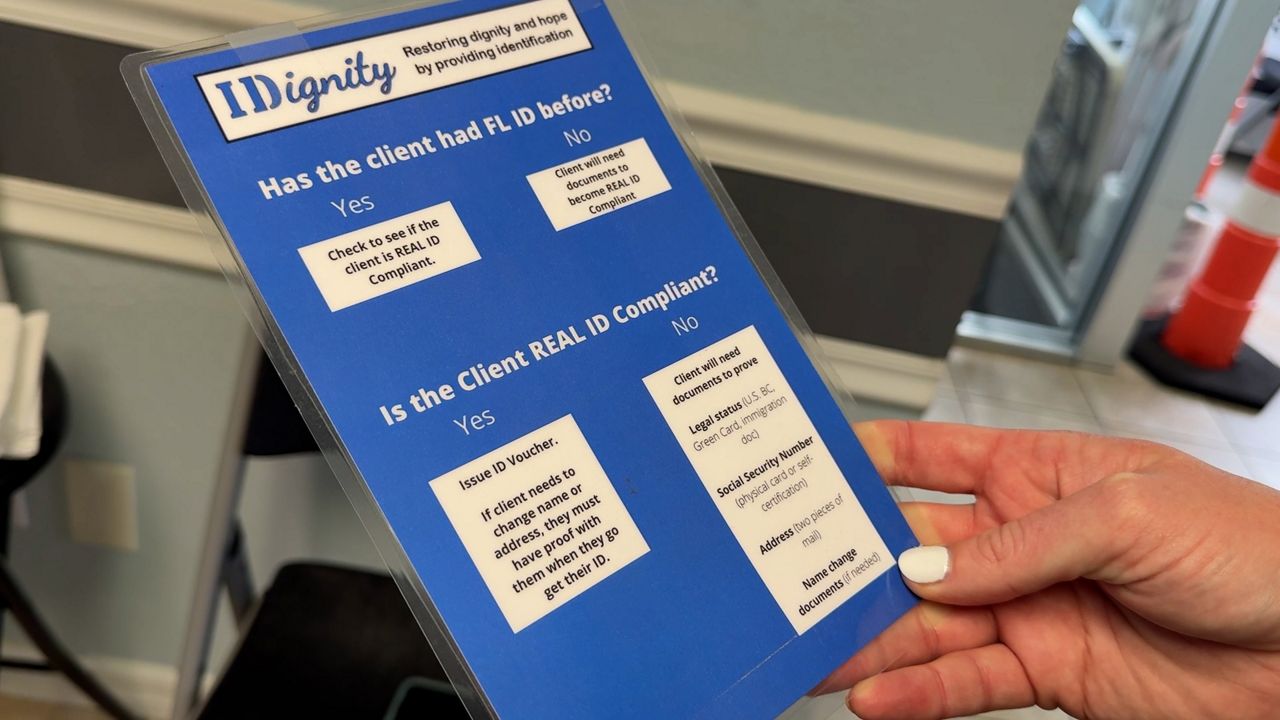 Volunteers at IDignity help roughly 300 clients a week obtain their legal identification documents for free.
