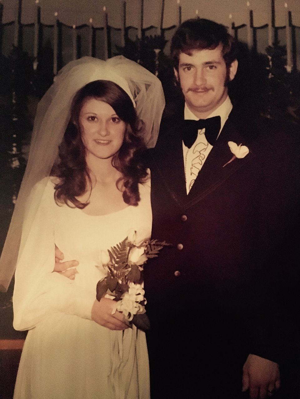 Faylene and Richard Whitaker on their wedding day. (Faylene Whitaker)