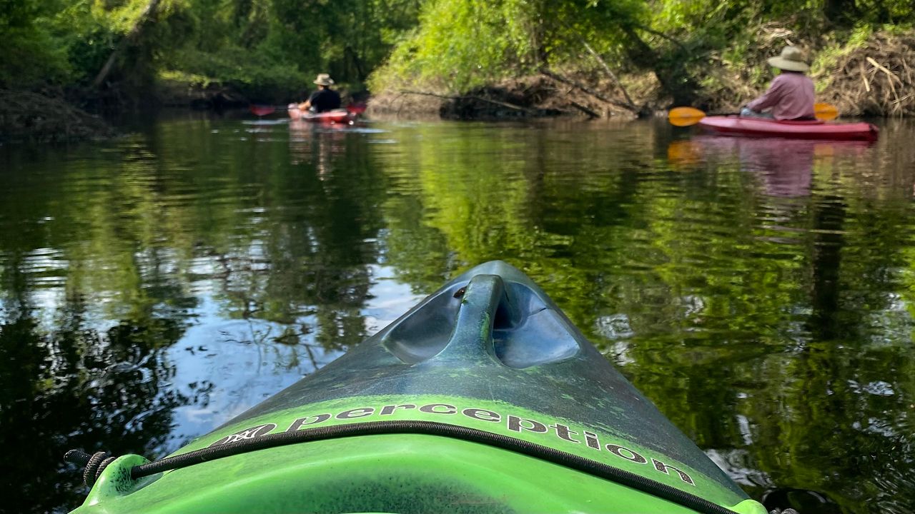 Cleaning out tribal river