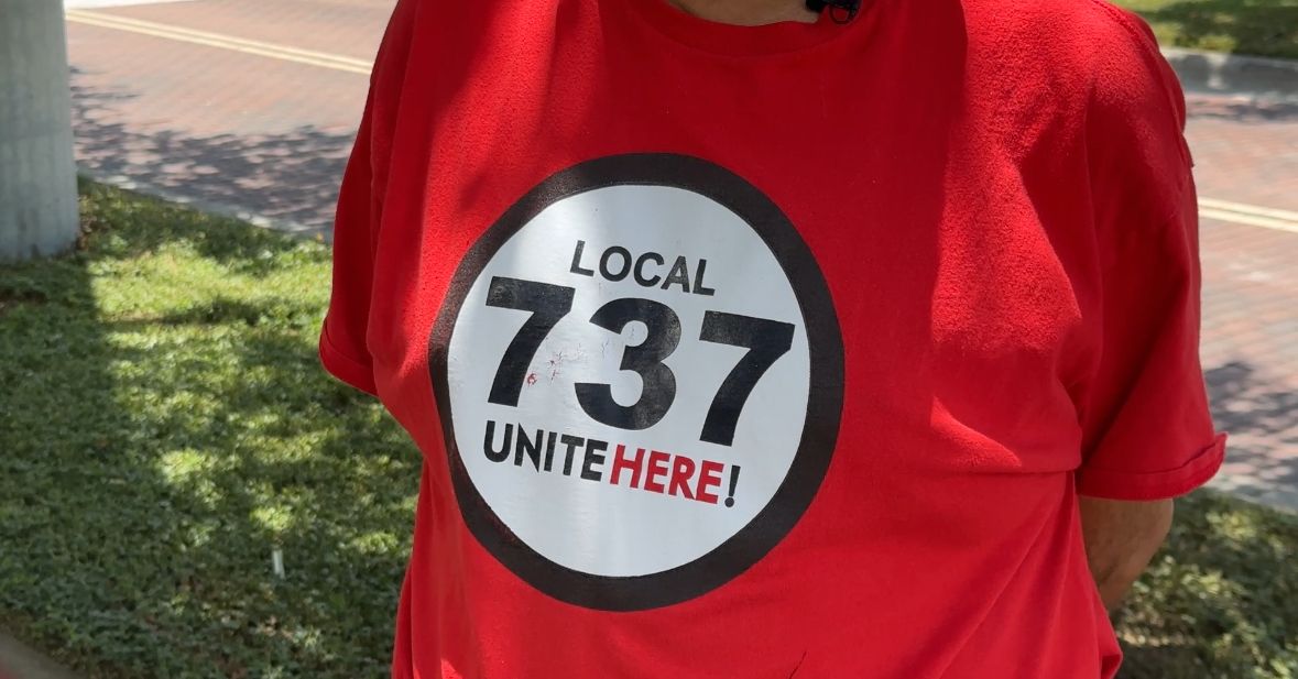 Members of the Unite Local 737 are speaking to the Kissimmee Commission on July 1 on which hotel proposal they hope the city prioritizes. 