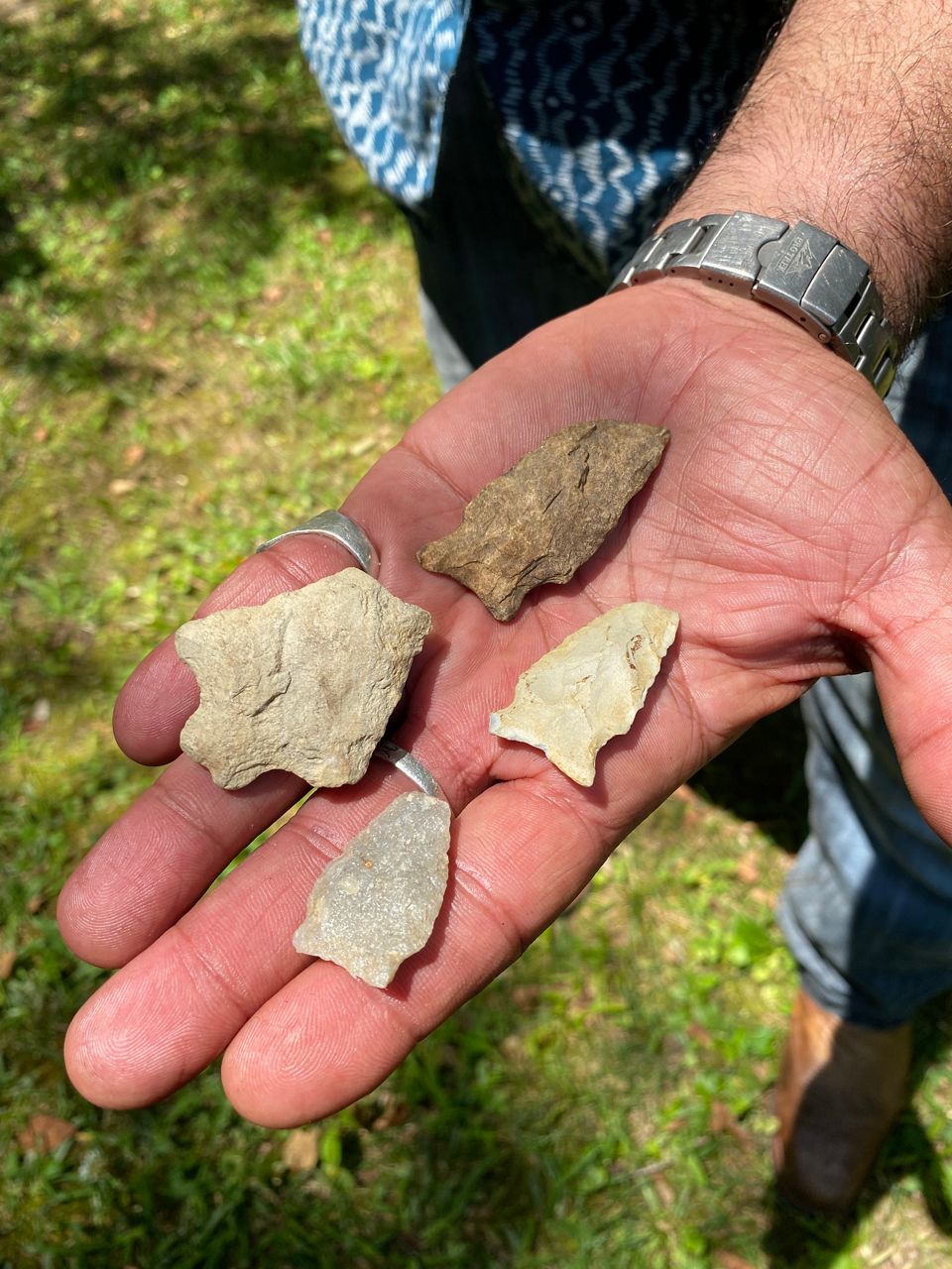 Homeowner discovers native artifacts