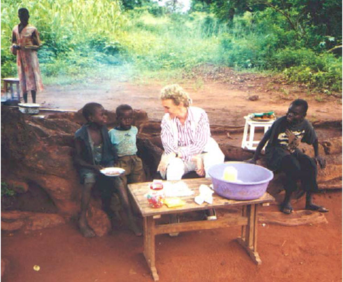 Patti Garamendi in Lokichogio, Kenya, in 2000. (Courtesy of Rep. John Garamendi)