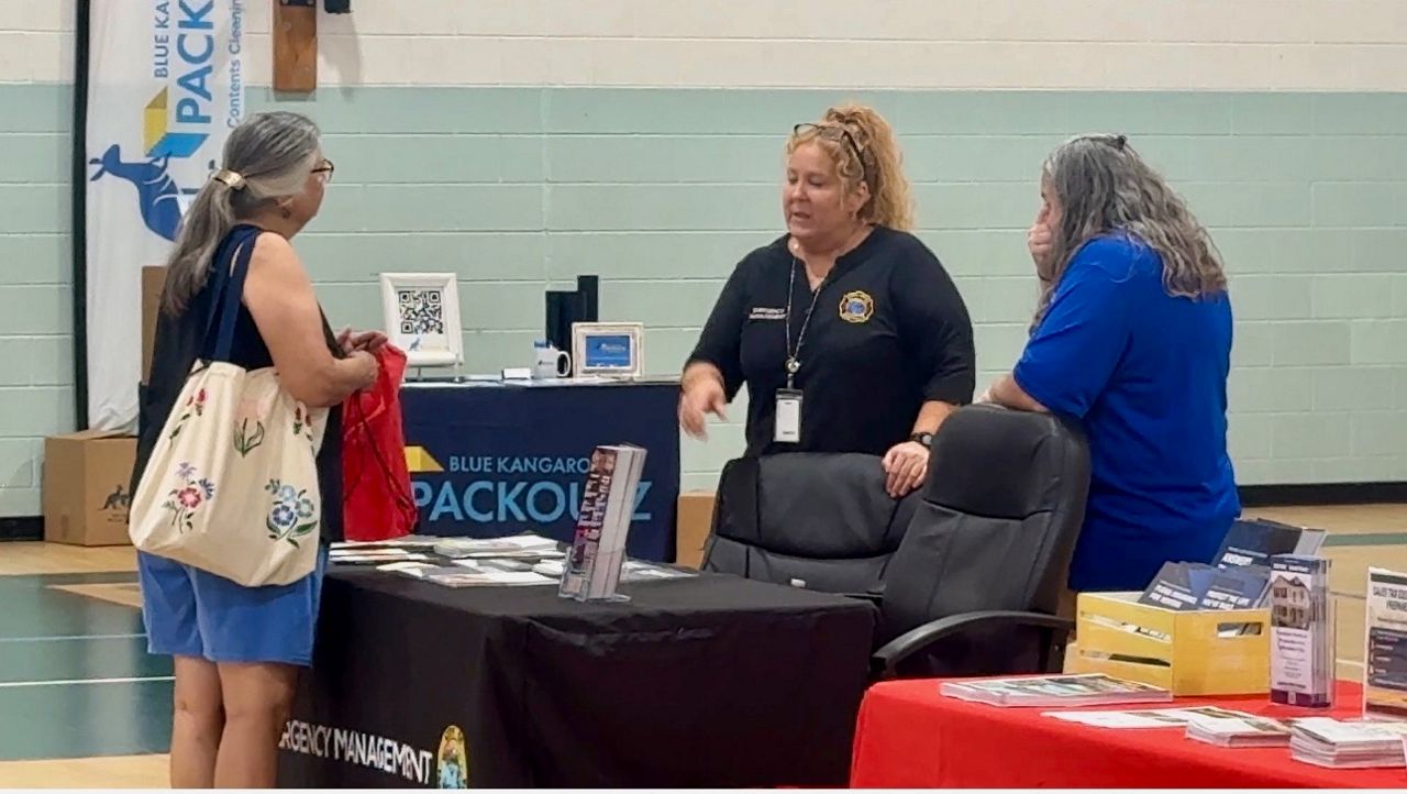 Industry experts met with residents Saturday during the Tarpon Springs Hurricane Preparedness Expo. (Spectrum News/Amber Gerard)