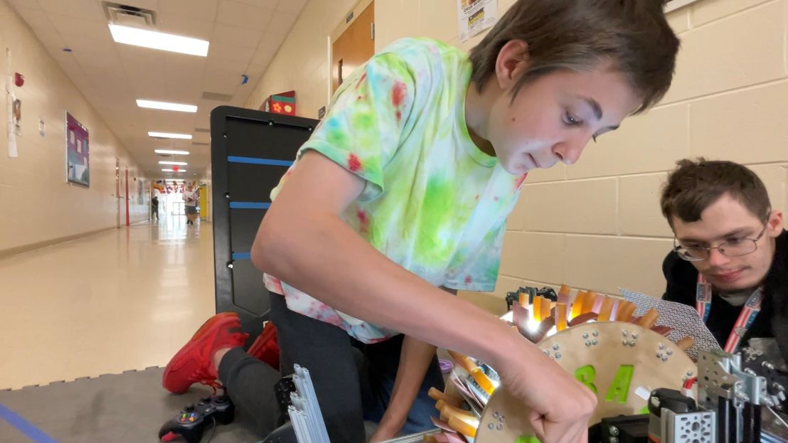 Small town team makes it to state robotics competitions