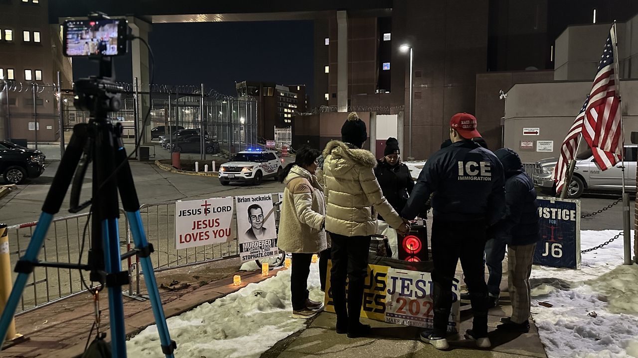 Several New Yorkers arrested for taking part in the Jan. 6 riot at the U.S. Capitol are hoping President-elect Donald Trump makes good on his campaign promise to pardon at least some of them. (Spectrum News/Kevin Frey)