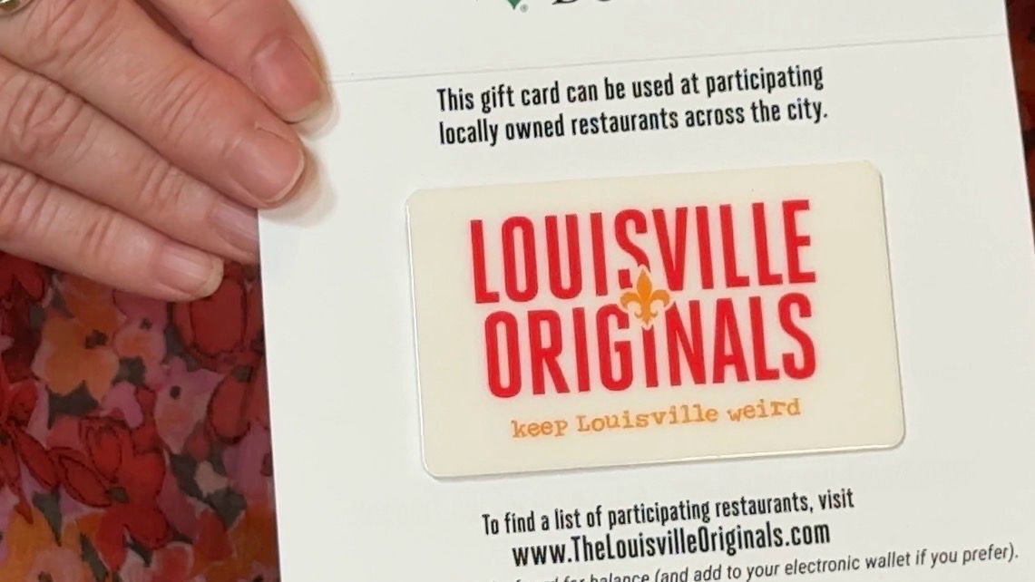Louisville Originals gift card program returns to