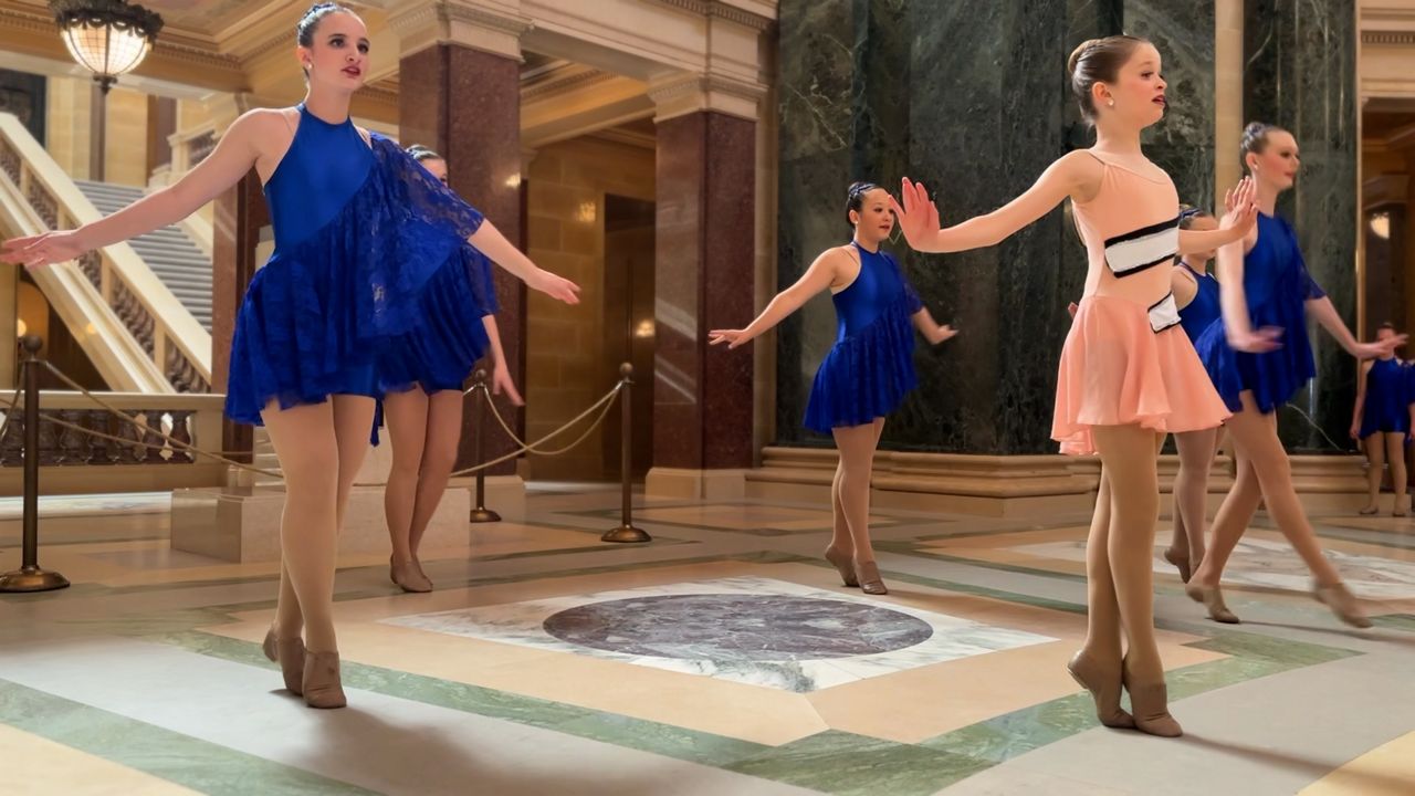 Dancers perform at Capitol on state’s 175th birthday