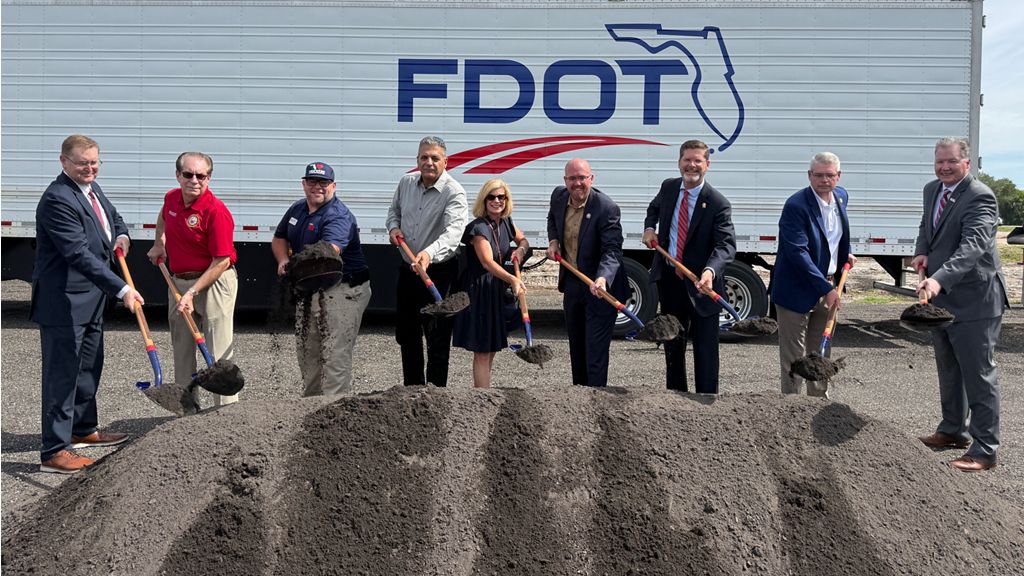Large semitrailer parking facility breaks ground in Seminole County