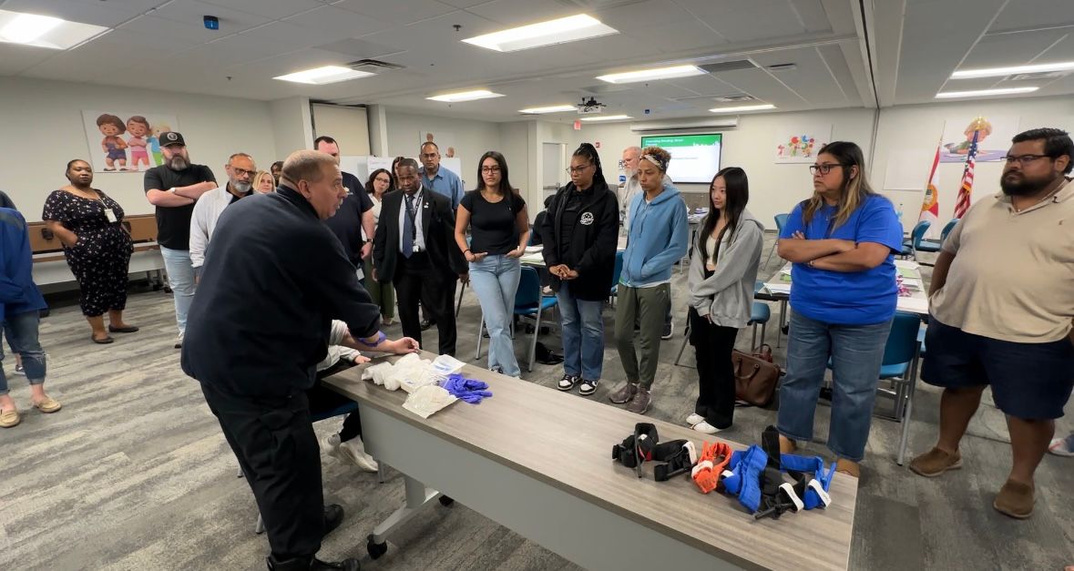USF hosting CERT Training for south Hillsborough County organizations. (Spectrum News/Lizbeth Gutierrez)