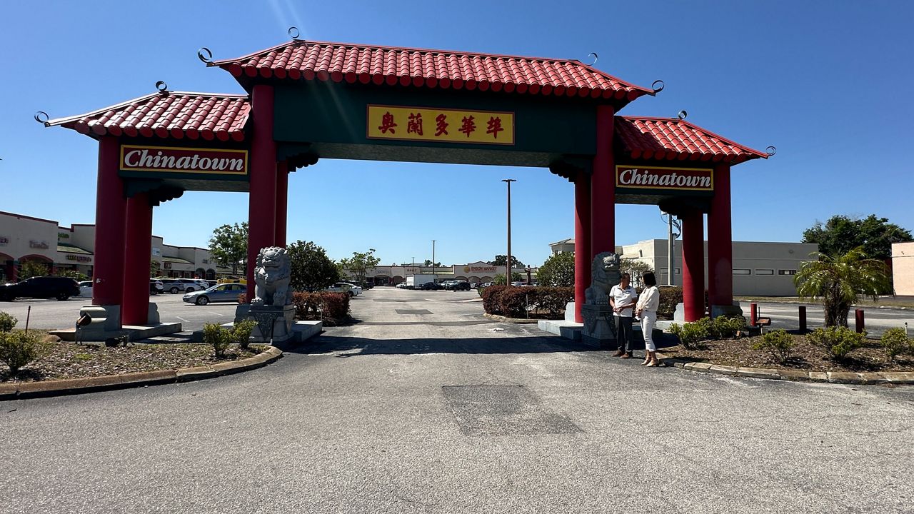 Orlando Chinatown on West Colonial Drive is home to more than 60 businesses looking to preserve Asian traditions. (Spectrum News/Massiel Leyva)