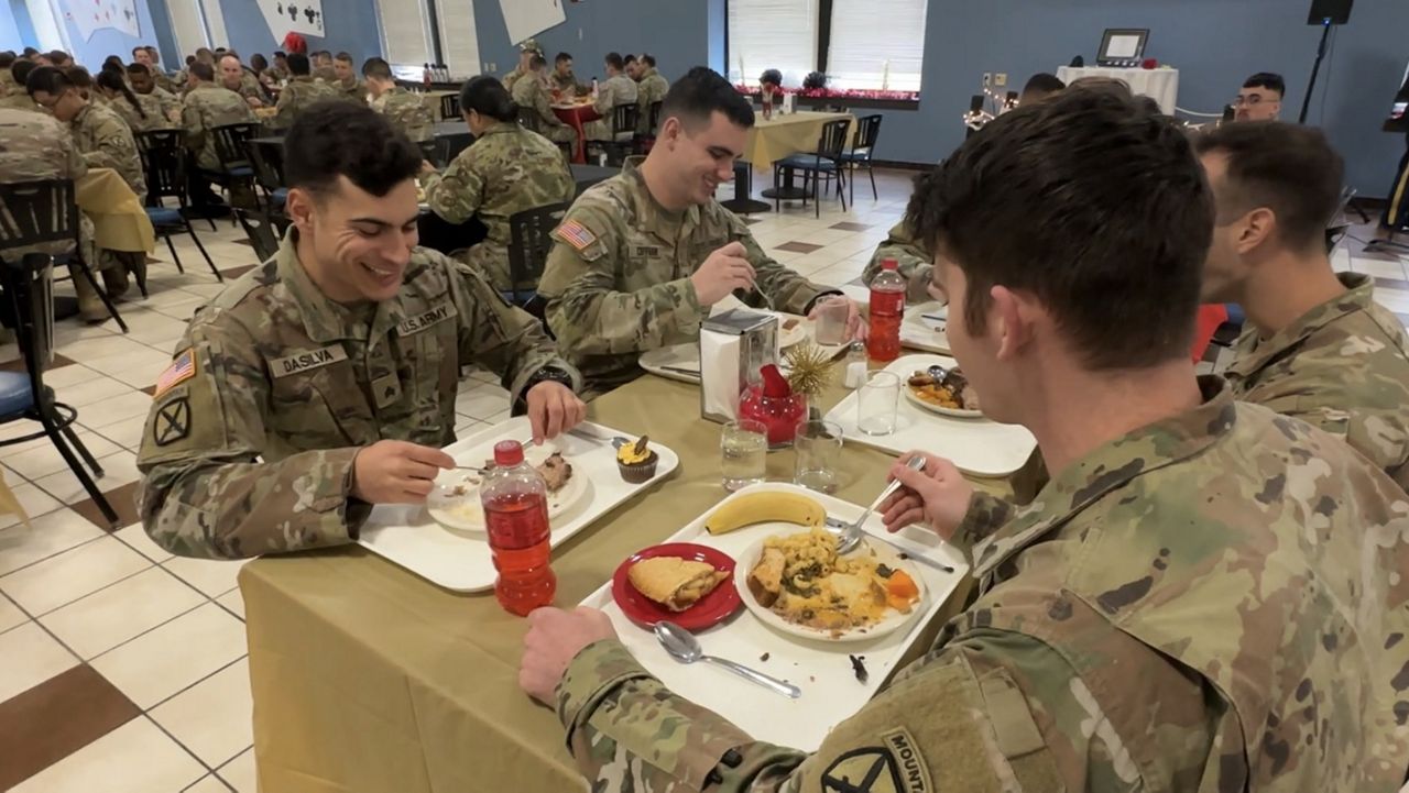 Fort Drum soldiers enjoy Thanksgiving away from home